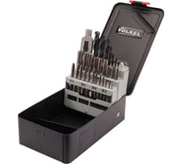 Набор комплектных метчиков VOLKEL M3-M12 HSS-G DIN352 (+ вороток, сверла) 29 предметов V49510