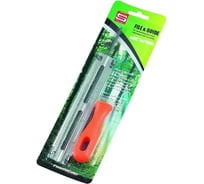 Надфиль для заточки цепи с ручкой и направляющим Strong СТМ-509 5.5 мм стм-50900055