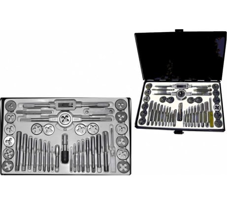 Набор метчиков и плашек дюймовый Torin 45 предметов TRX0045INCH