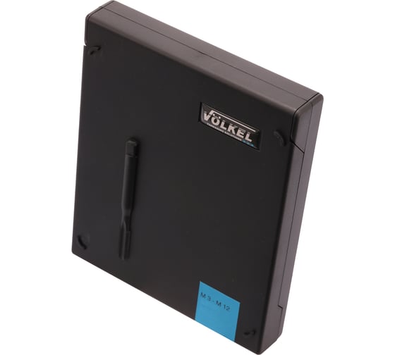 Набор спиральных машинных метчиков VOLKEL M3-M12 HSSE DIN371/376 (C/2,5P, R39) 7пр V47863