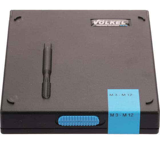 Набор метчиков машинных спиральных VOLKEL M3-M12 HSSE DIN371/376 (C/2-3P, R15) 7пр V47816