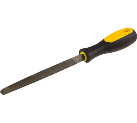 Трехгранный напильник STAYER для заточки ножовок с двухкомпонентной рукояткой 150 мм 16603-15-21