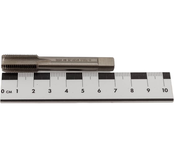 Набор метчиков из 2-х шт. H-Tools М12 шаг 1.25мм DIN2181 HSS-G 235121HT