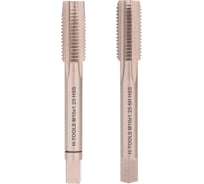 Набор метчиков из 2-х шт. H-Tools М10 шаг 1.25мм DIN2181 HSS-G 235101HT