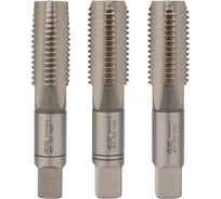 Ручные метчики VOLKEL М20 шаг 2.5мм DIN352 HSSE комплект из 3 штук V57366