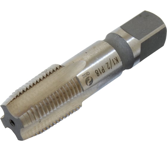 Метчик CNIC К 1/2" NPT Р18 конический дюймовый, машинно-ручной, 14 ниток/дюйм 37265