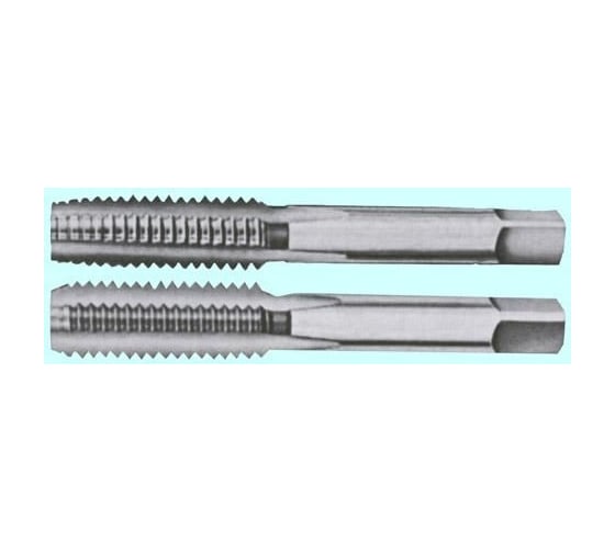 Метчик CNIC 1" BSF 55гр 9ХС дюймовый, ручной, комплект из 2-х шт. 10 ниток/дюйм 45942