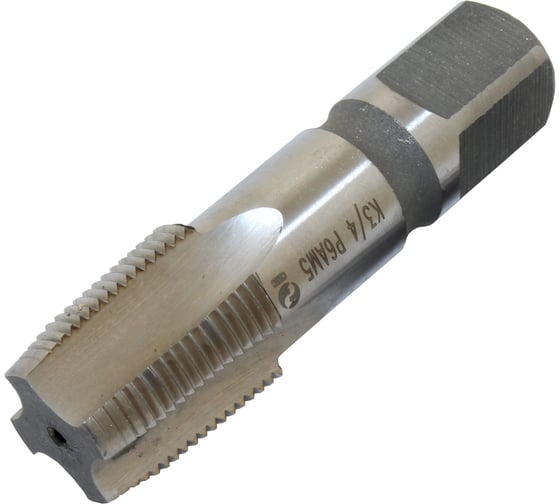 Метчик CNIC К 3/4" NPT Р6АМ5 конический дюймовый, машинно-ручной, 14 ниток/дюйм 53658