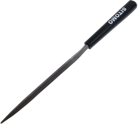 Трехгранный надфиль SITOMO 140 №0 с ручкой 129711