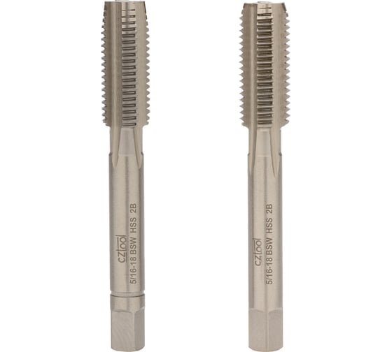 Набор метчиков из 3-х шт. Bucovice Tools BSW 5/16-18 HSS 141516-3 1