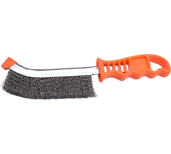 Ручная металлическая щетка HARDEN медное покрытие, 225 mm. 620140