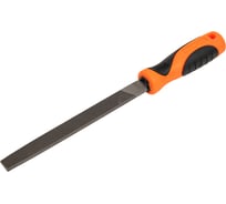 Напильник HARDEN плоский среднезернистый с эргономичной рукояткой, 265 мм. 610636