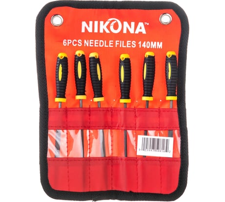 Надфили NIKONA в наборе 6шт 140мм 50-816