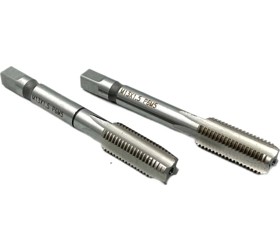 Машинно-ручной метчик TORNERI М13х1.5 комплект из 2-х штук Р6М5 035265