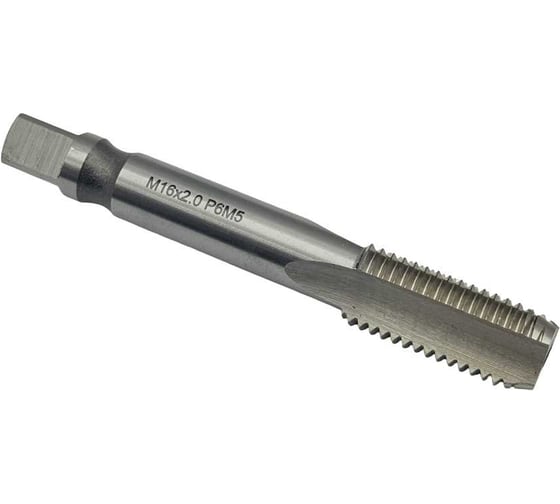 Машинно-ручной метчик TORNERI М16х2 Р6М5 для глухих отверстий 028752