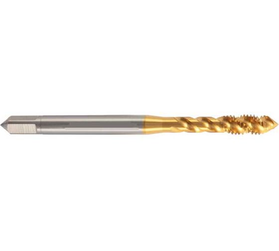 Машинно-ручной метчик TORNERI М 4х0.7 HSSE 6H DIN376 TiN 036392