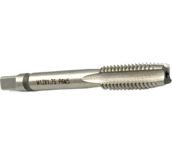Машинно-ручной метчик TORNERI М12х1.75 Р6М5 для сквозных отверстий 024388