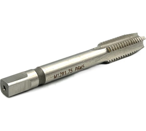Машинно-ручной метчик TORNERI М12х1.75 Р6М5 для сквозных отверстий 024388