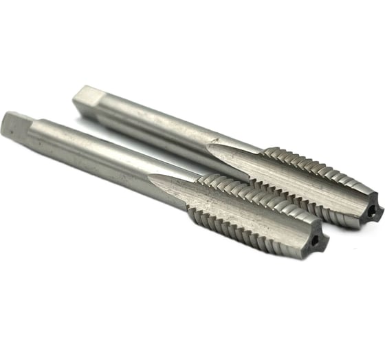Дюймовый метчик TORNERI UNC 3/8" 16 нитей Р6М5 комплект из 2-х штук 035370