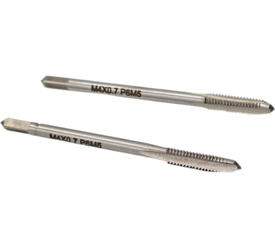Машинно-ручной метчик TORNERI М 4х0.7 комплект из 2-х штук Р6М5 011848