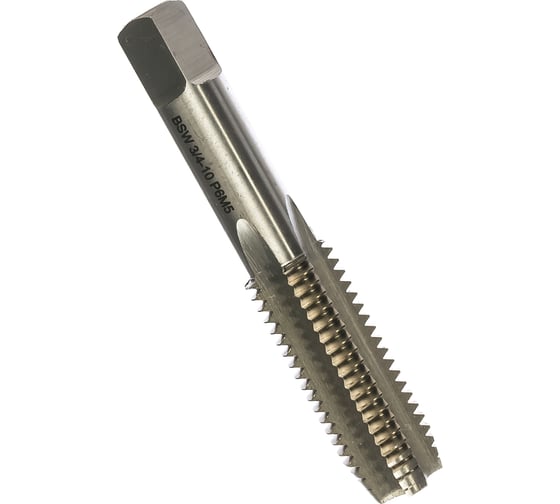 Метчик TORNERI BSW 3/4" 10Н 55 гр. резьба Витворта ручной Р6М5 035406