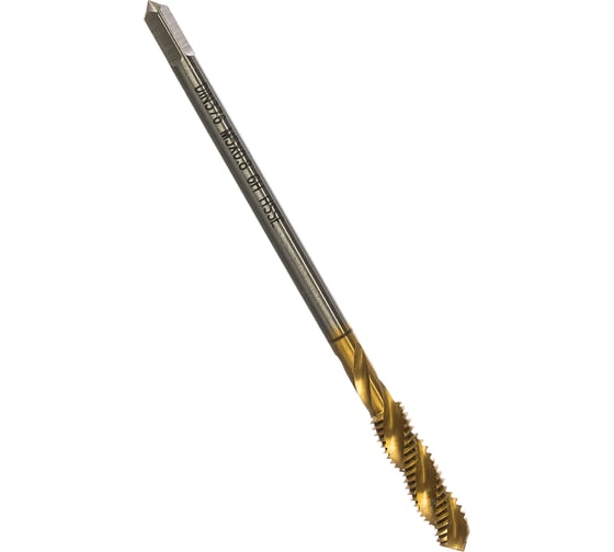 Машинно-ручной метчик TORNERI М 5х0.8 HSSE 6H DIN376 TiN 036393