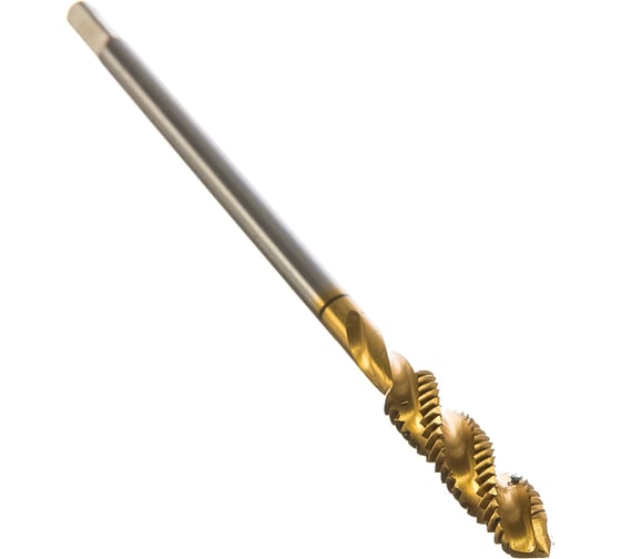 Машинно-ручной метчик TORNERI М 5х0.8 HSSE 6H DIN376 TiN 036393