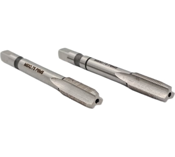 Машинно-ручной метчик TORNERI М 8х0.75 комплект из 2-х штук Р6М5 035257