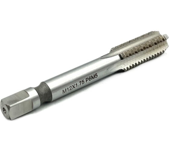 Машинно-ручной метчик TORNERI М12х1.75 Р6М5 для глухих отверстий 028758