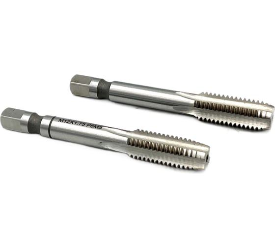 Машинно-ручной метчик TORNERI М12х1.75 комплект из 2-х штук Р6М5 019801