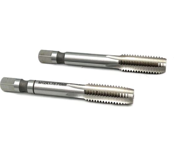 Машинно-ручной метчик TORNERI М12х1.75 комплект из 2-х штук Р6М5 019801