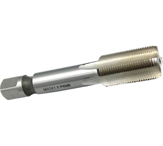 Машинно-ручной метчик TORNERI М22х1.5 Р6М5 для глухих отверстий 028733