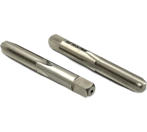 Метчик TORNERI 3/8" 24Н 55 гр. резьба Витворта из 2-х штук Р6М5 035402