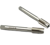 Дюймовый метчик TORNERI UNF 7/16" 20 нитей Р6М5 комплект из 2-х штук 035390