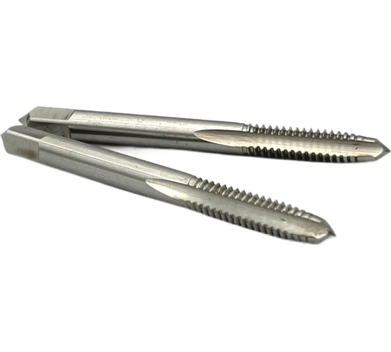 Дюймовый метчик TORNERI UNC 1/4" 20 нитей Р6М5 комплект из 2-х штук 035368