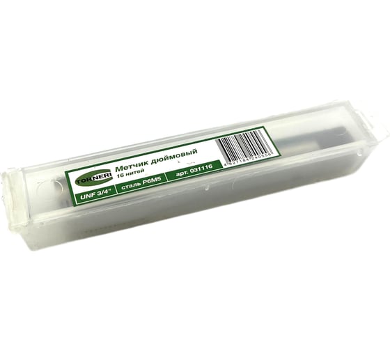 Дюймовый метчик TORNERI UNF 3/4" 16 нитей Р6М5 031116