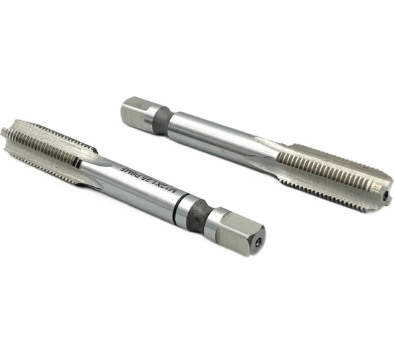 Машинно-ручной метчик TORNERI М12х1.25 комплект из 2-х штук Р6М5 019799