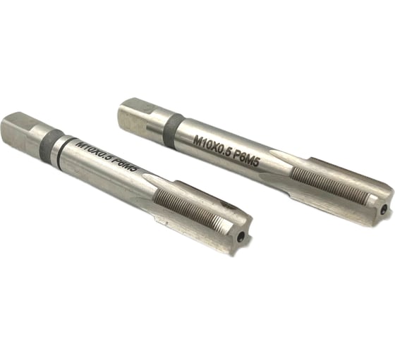Машинно-ручной метчик TORNERI М10х0.5 комплект из 2-х штук Р6М5 035260