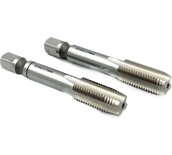 Машинно-ручной метчик TORNERI М18х2 комплект из 2-х штук Р6М5 019806