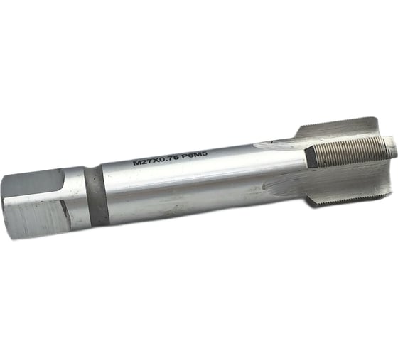 Машинно-ручной метчик TORNERI М27х0.75 Р6М5 для сквозных отверстий 035305