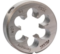 Плашка VOLKEL М20 шаг 2.5мм DINEN22568 HSSE 45x18мм V57466