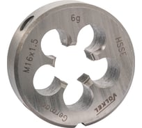 Плашка VOLKEL М16 шаг 1.5мм DINEN22568 HSSE 45x14мм V56466