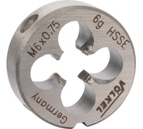 Плашка VOLKEL М 6 шаг 0.75мм DINEN22568 HSSE 20x7мм V56418