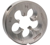 Плашка VOLKEL М18 шаг 2.5мм DINEN22568 HSSE 45x18мм V57462