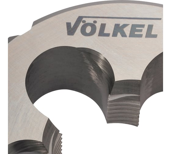 Плашка VOLKEL М27 шаг 3.0мм DINEN22568 HSSE 65x25мм V57476