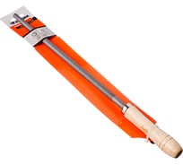 Напильник с деревянной ручкой ЕРМАК круглый 300мм, №2 645-015