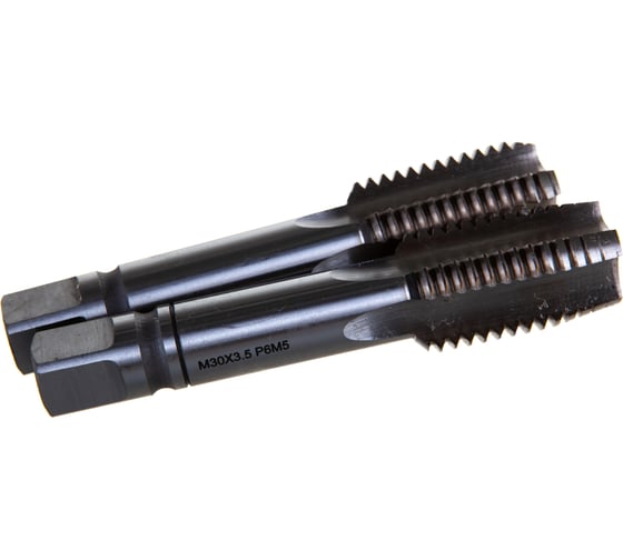 Метчик TORNERI М30х3.5 комплект из 2-х штук Р6М5 028391 1