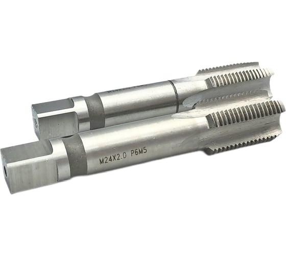 Метчик TORNERI М24х2 комплект из 2-х штук Р6М5 035242