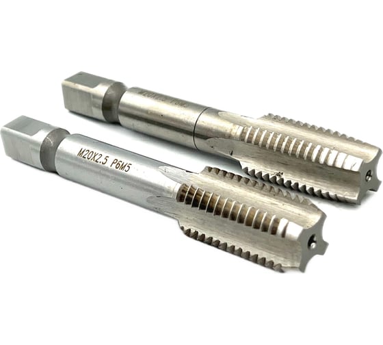 Метчик TORNERI М20х2.5 комплект из 2-х штук Р6М5 028390