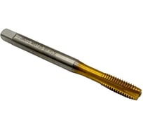 Метчик TORNERI М 8х1.25 HSSE 6H DIN371 TiN для сквозных отверстий 036411